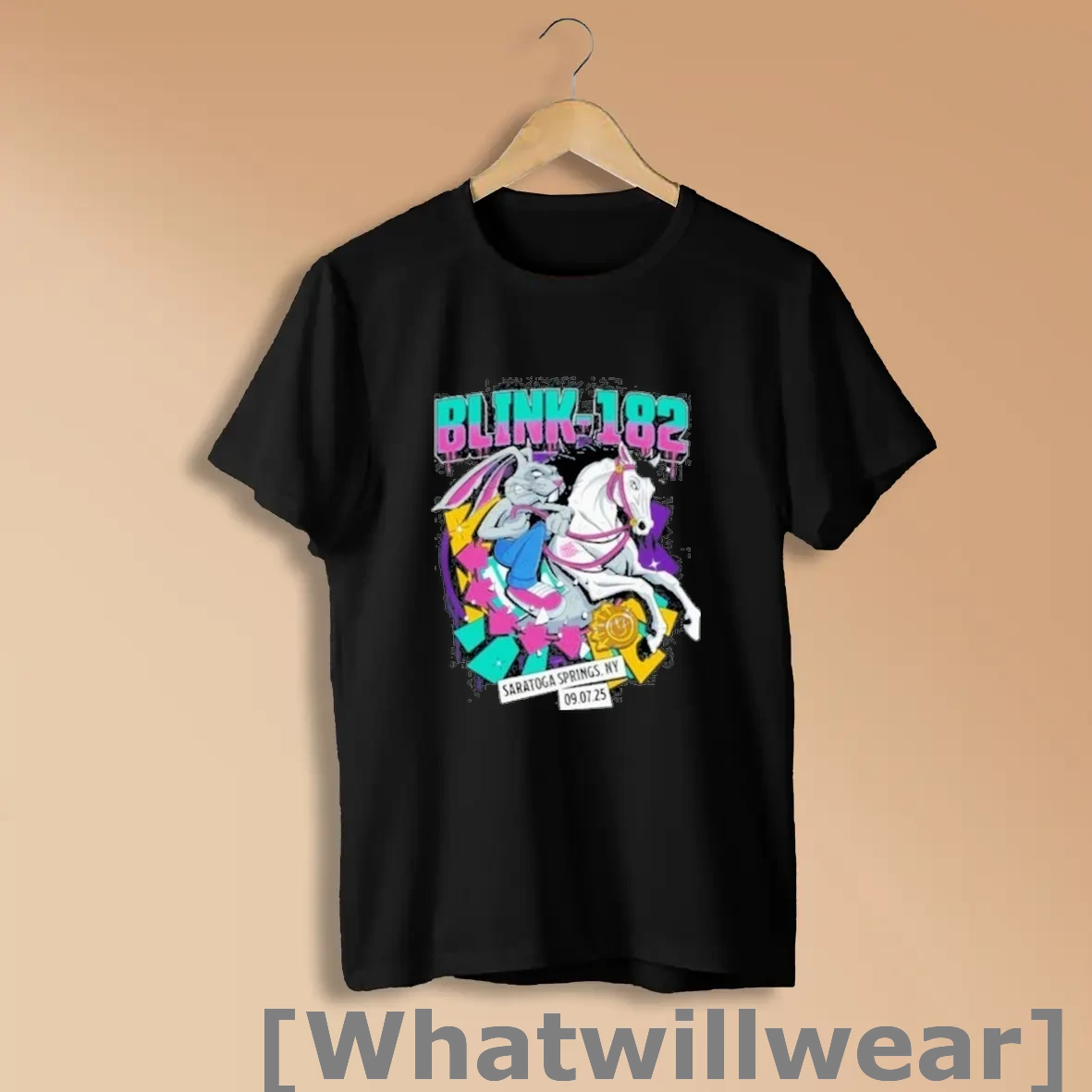 Official Bunny Blink 182 Sept 07 2025 Broadview Stage Shirts