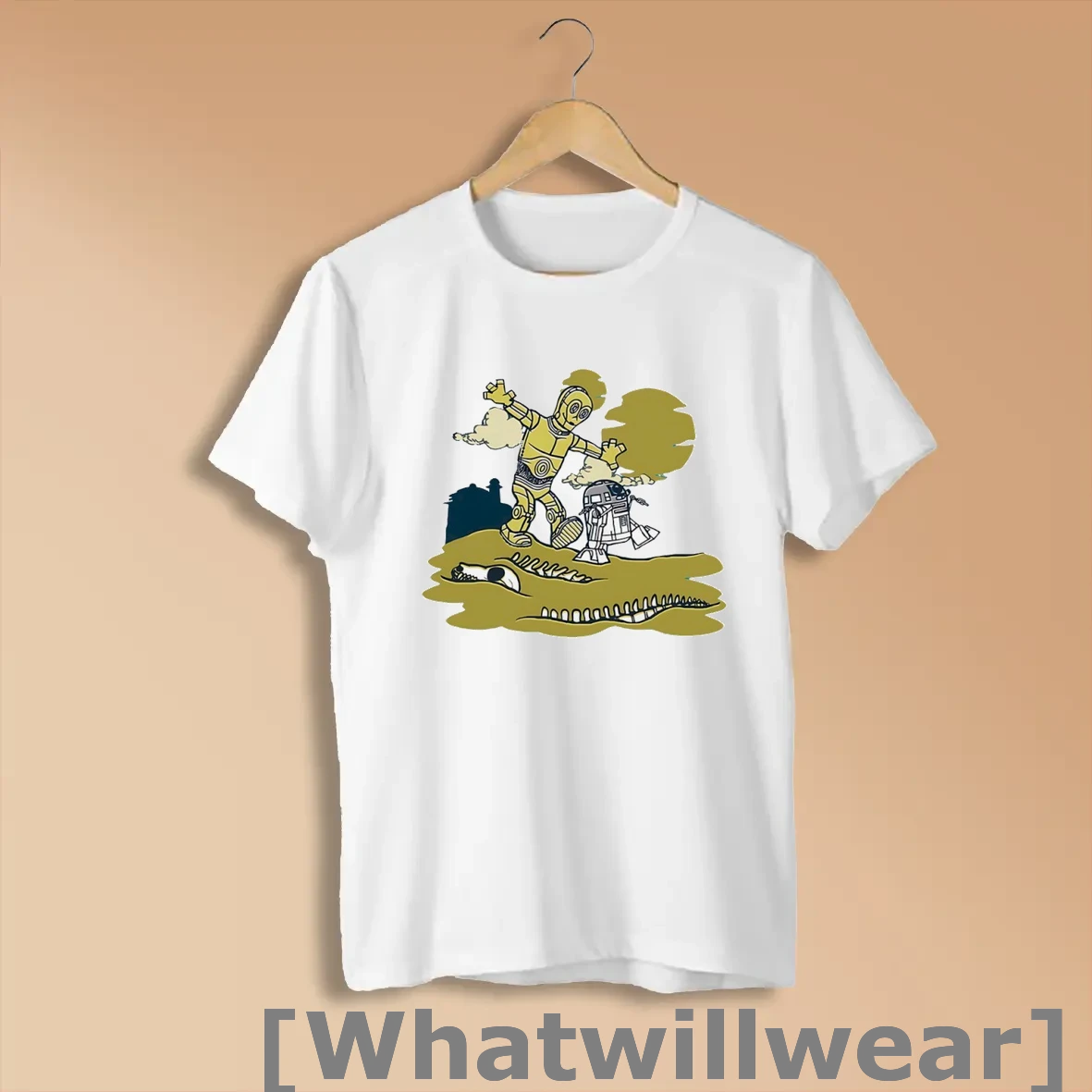 Official C 3p0 And R2 D2 Droids In The Desert X The Adventures Of Tyrion And Bronn Parody Shirts