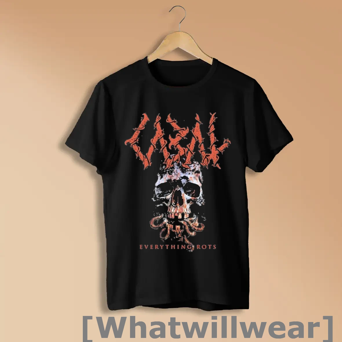 Official Cabal Everything Rots Skull T Shirts Shirts