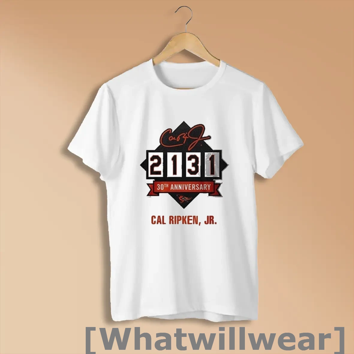 Official Cal Ripken Jr Iron Of Baseball Orioles 2131 30th Anniversary Shirts