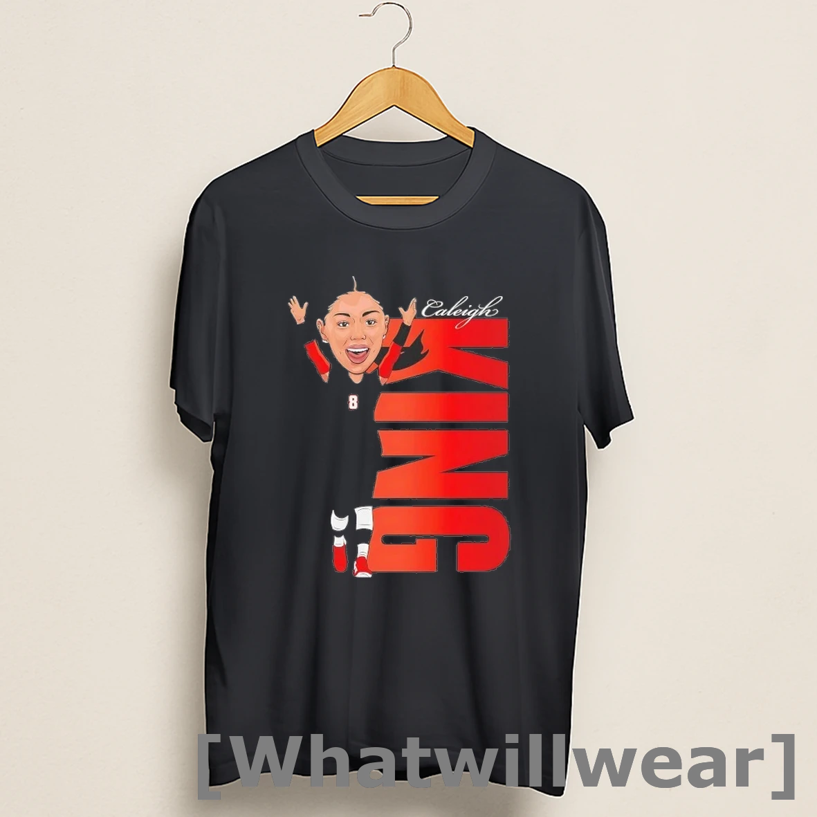 Official Caleigh King Caricature Unlv Lady Rebels Shirts
