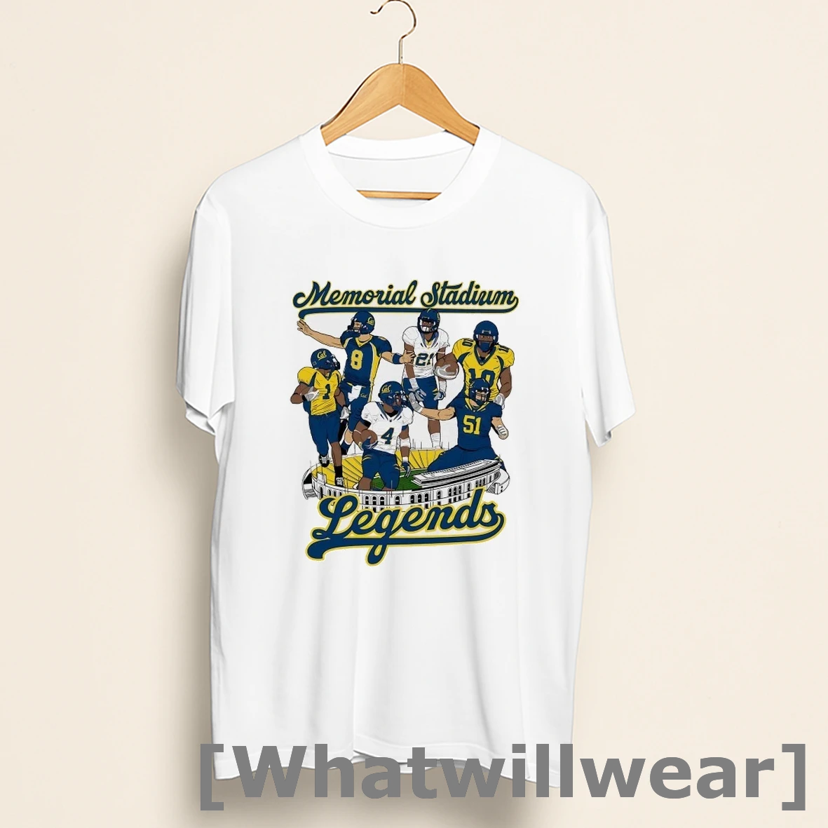 Official California Golden Bears Memorial Stadium Legends Shirts