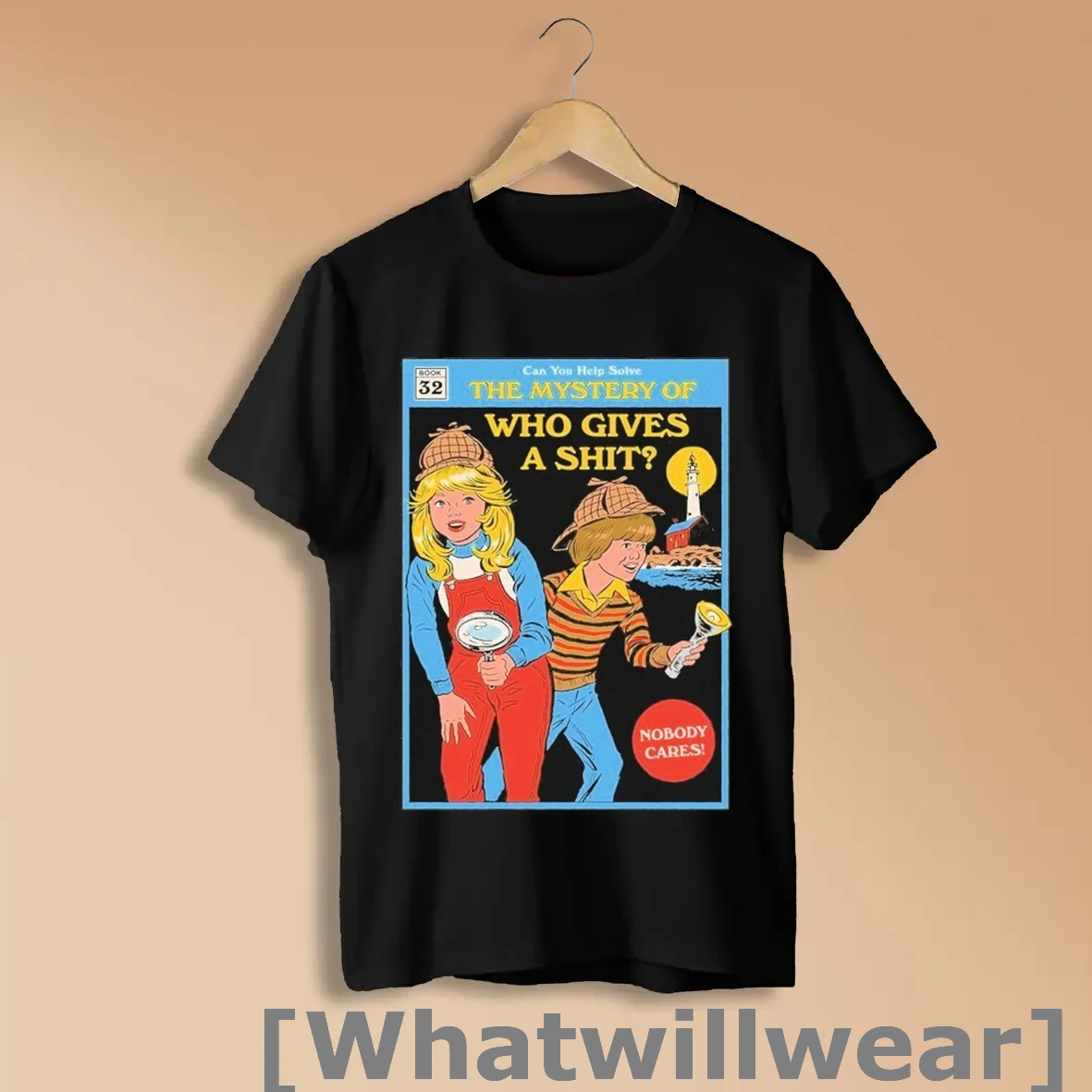 Official Can You Help Solve The Mystery Of Who Gives A Shit Nobody Cares T Shirts Shirts