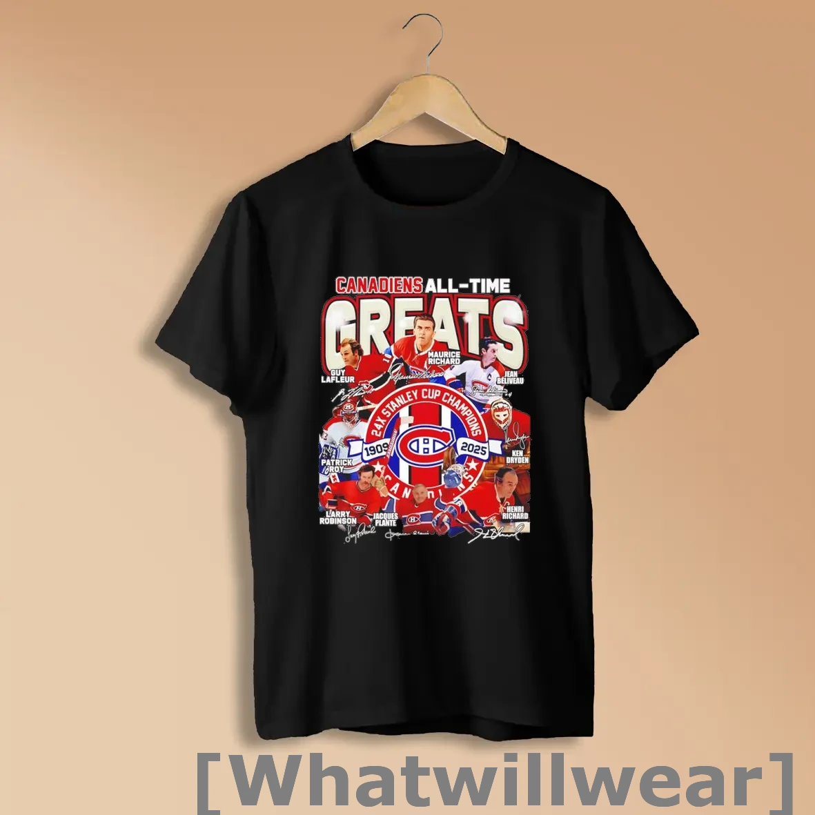 Official Canadiens All Time Greats 24x Stanley Cup Champions Signature Shirts
