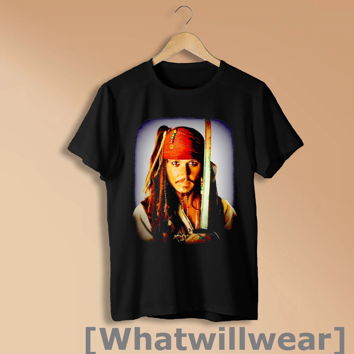 Official Captain Jack Sparrow Face Graphic Shirt Sweatshirt
