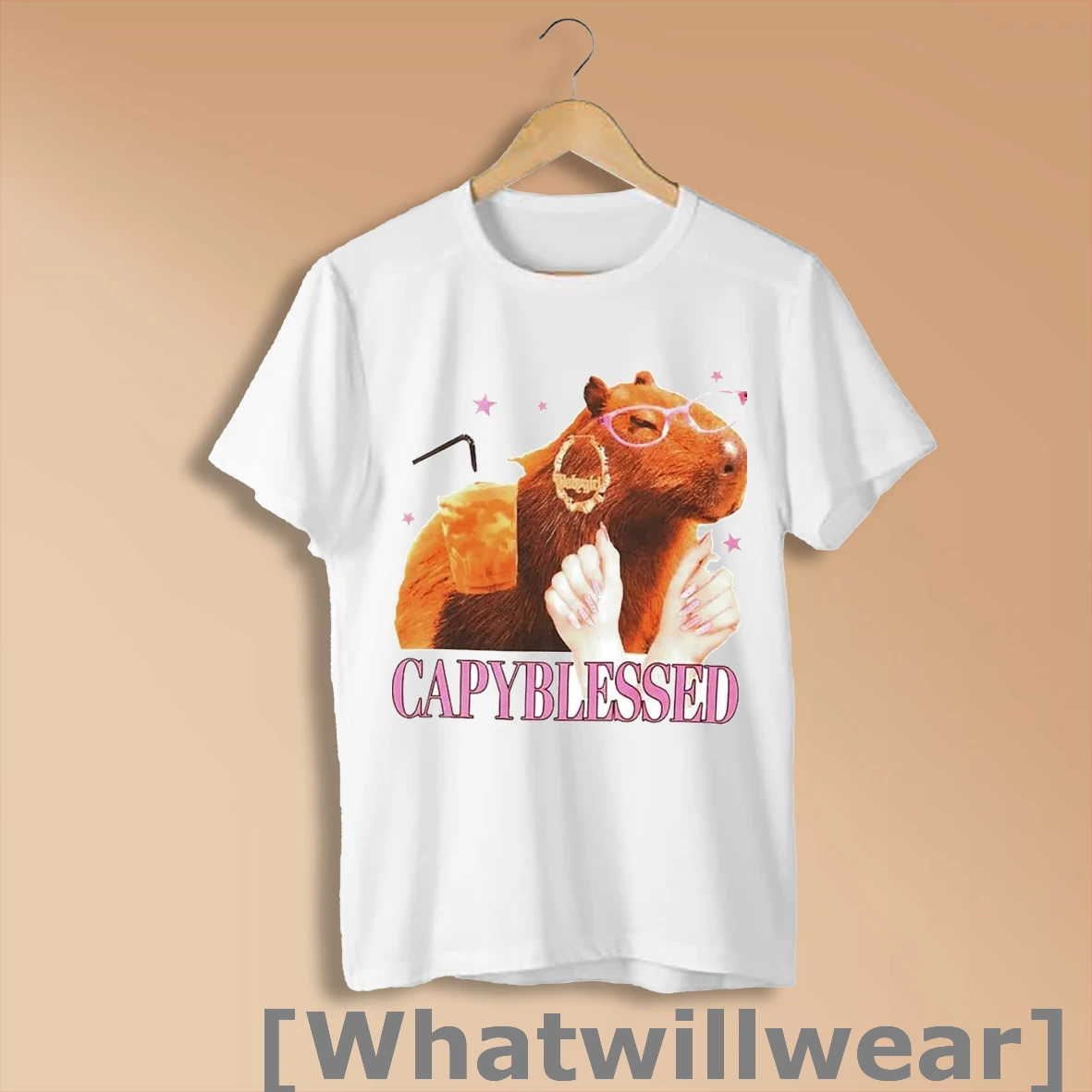 Official Capybara Blessed Shirt Sweatshirt
