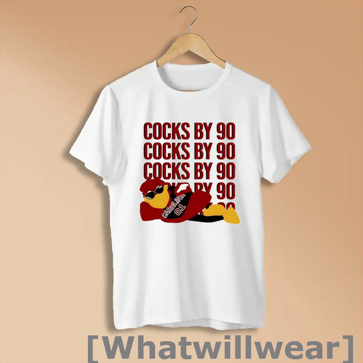 Official Carolina 01 Cocks By 90 Cocks By 90 Cocks By 90 Funny Shirts