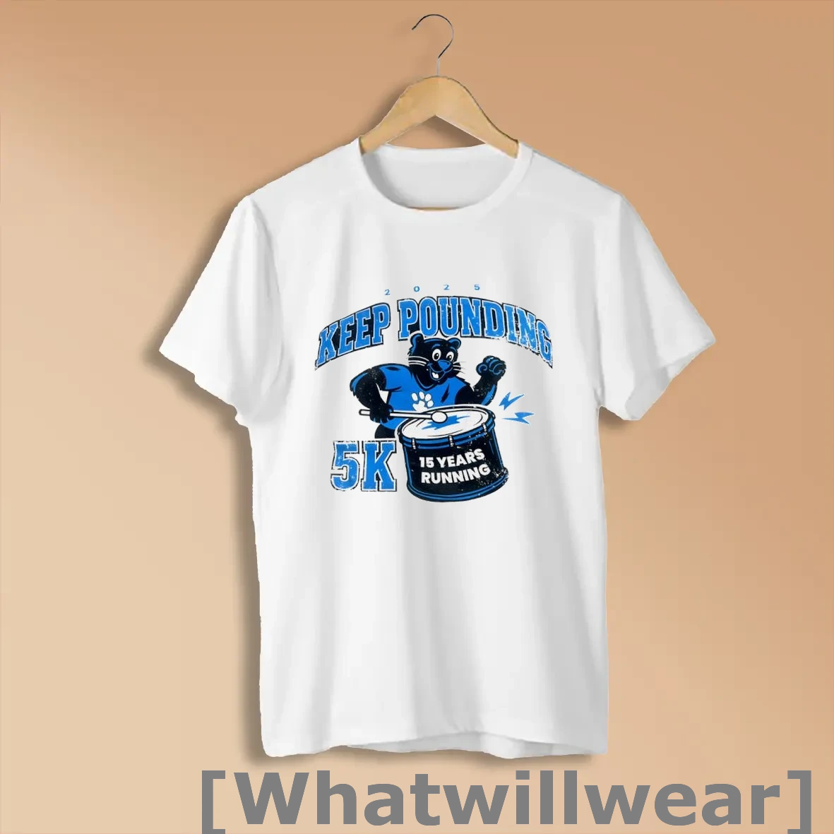 Official Carolina Panthers Be Strong Keep Pounding 5k 15 Years Running 2025 Shirts