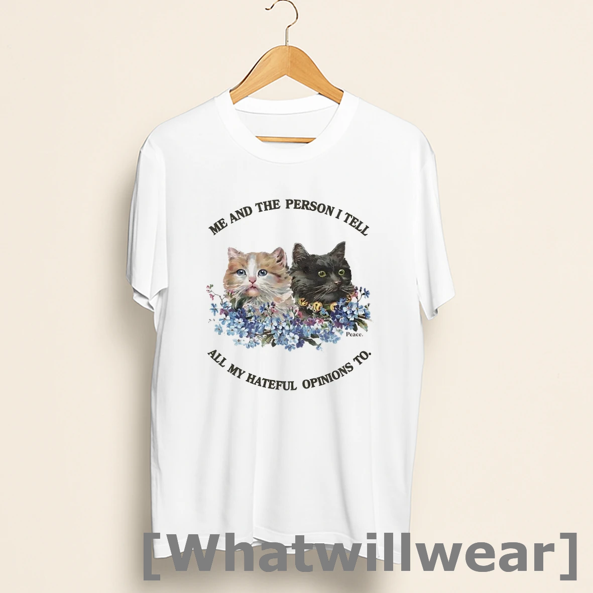 Official Cat Me And The Person I Tell All My Hateful Opinions To Shirts