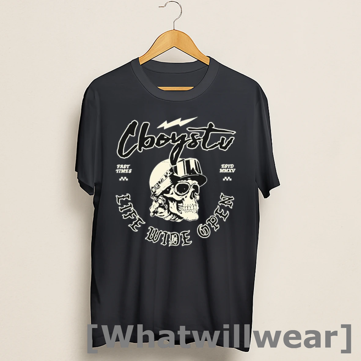 Official Cboystv Life Wide Open Fast Times Chrome Hearts Skull Shirts
