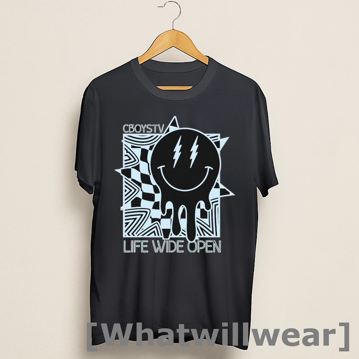 Official Cboystv Life Wide Open Sun Chaser Smiley Shirts