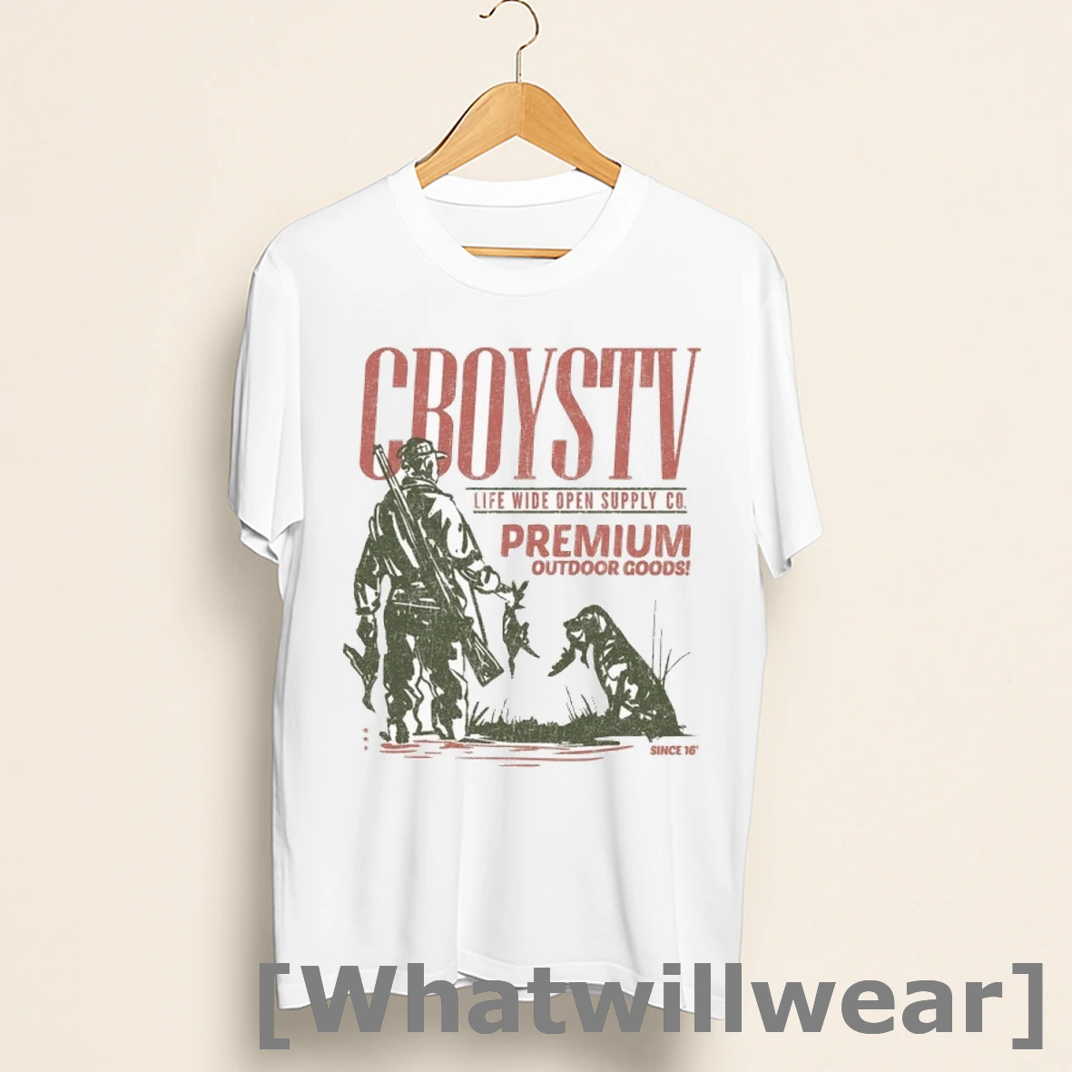 Official Cboystv Life Wide Open Premium Outdoors Goods Hunting Shirts