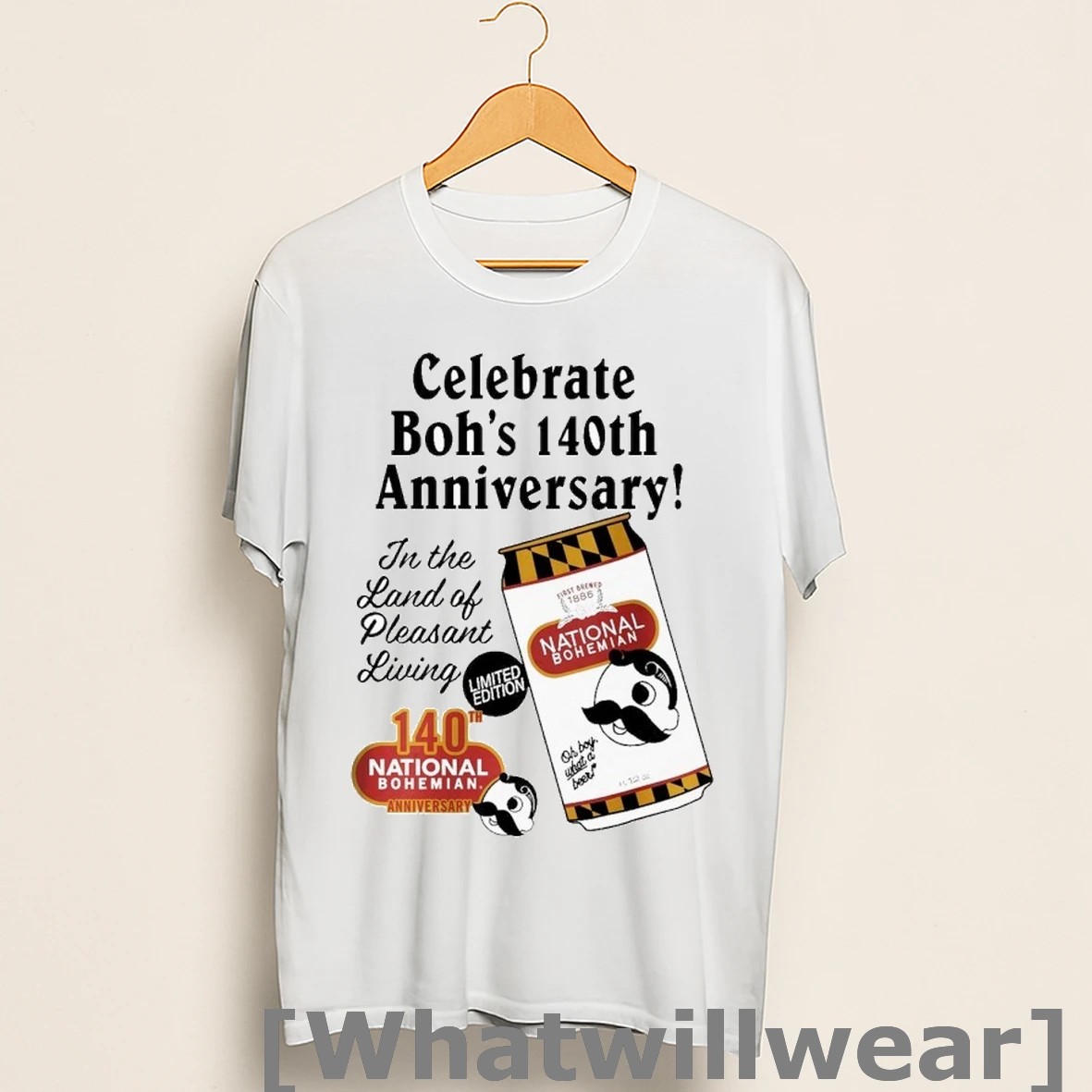 Official Celebrate Bohs 140th Anniversary In The Land Of Pleasant Living National Bohemian Shirts