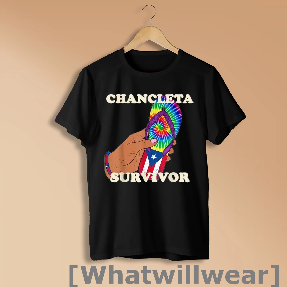 Official Chancleta Survivor Puerto Rico Spanish Joke T Shirts Shirt Shirt Sweatshirt