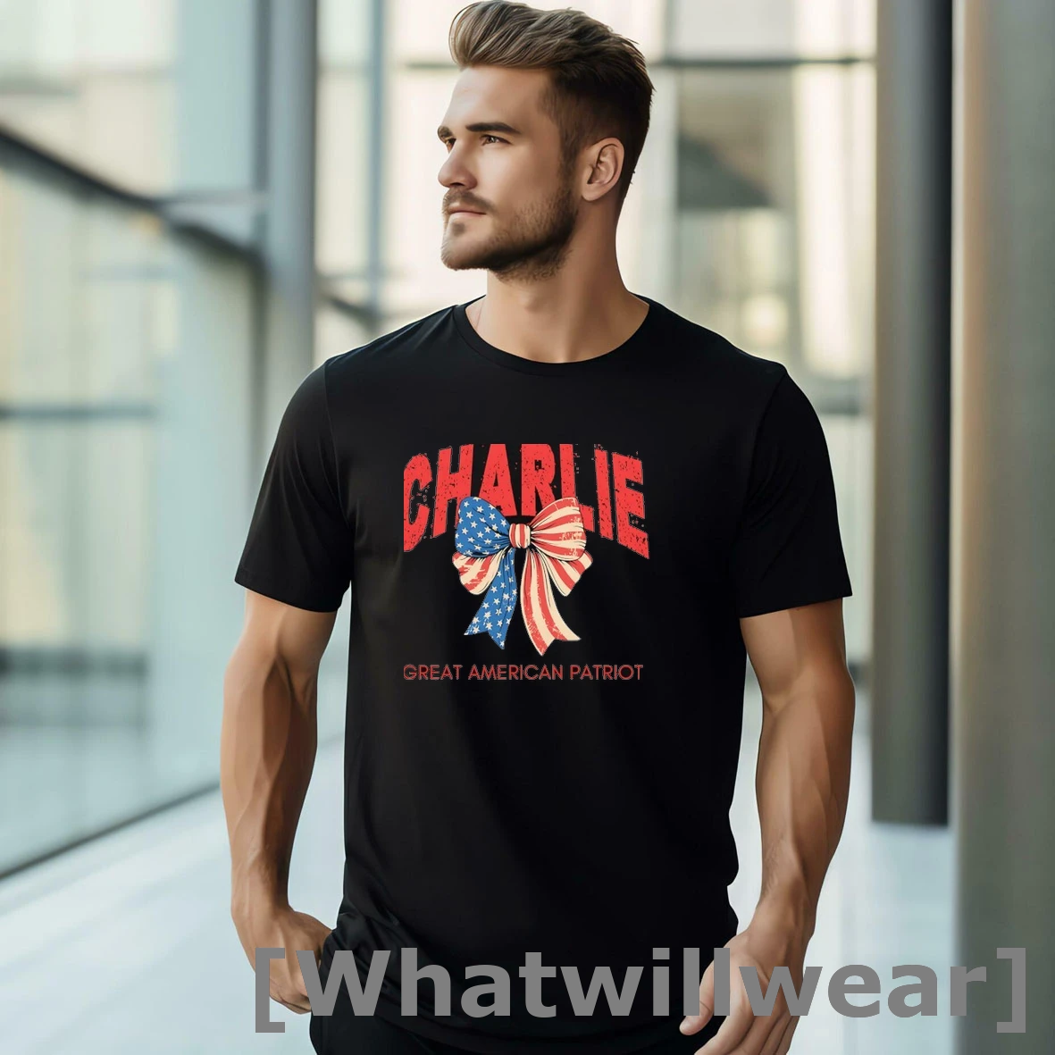 Official Charlie Kick Great American Patriot Hero Tshirts Sweater