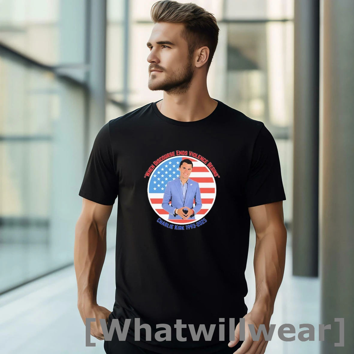 Official Charlie Kirk 1993 2025 When Discaurse Ends Violence Begins Tshirts Sweater