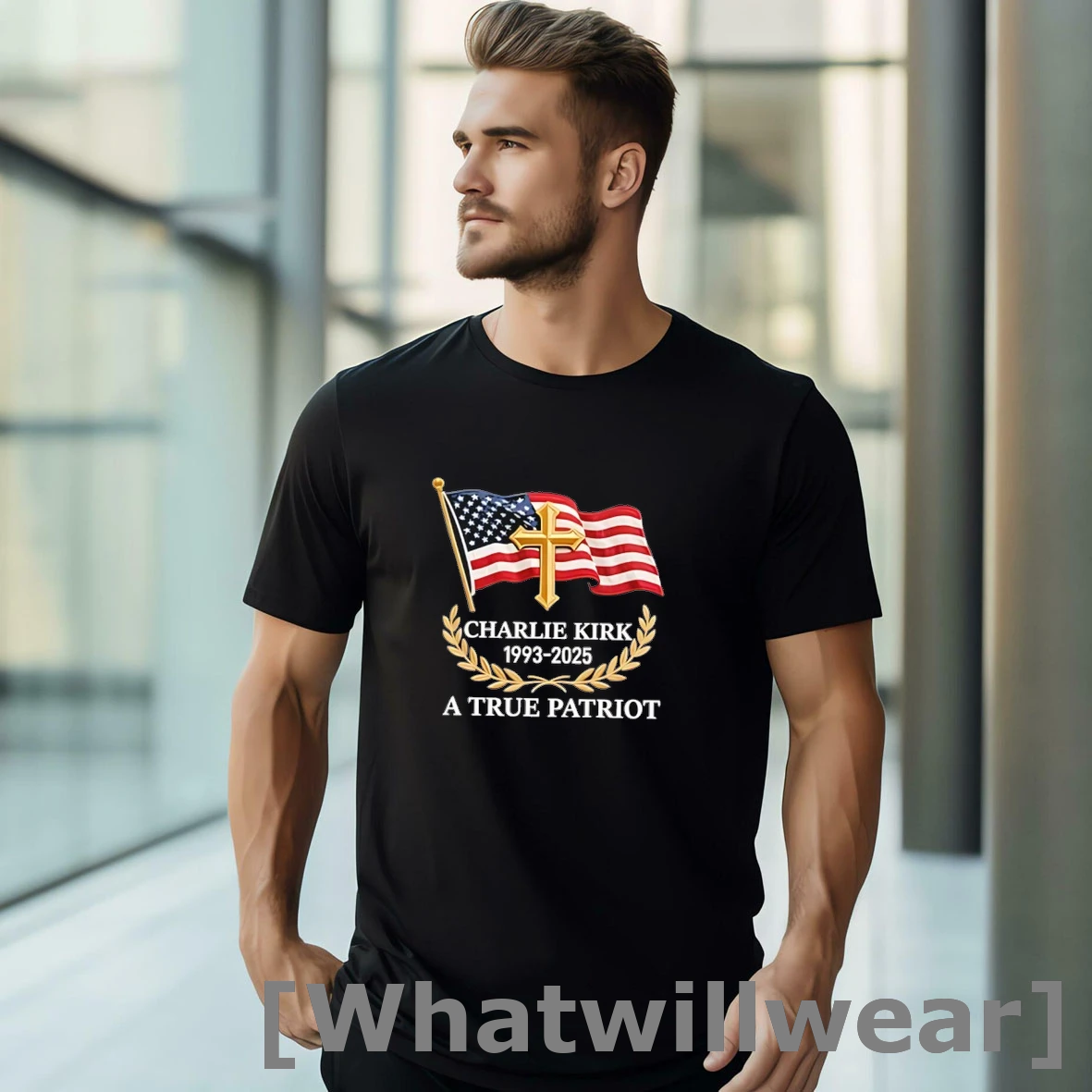 Official Charlie Kirk 1993 2025 A True Patriot Us Tshirts Sweater