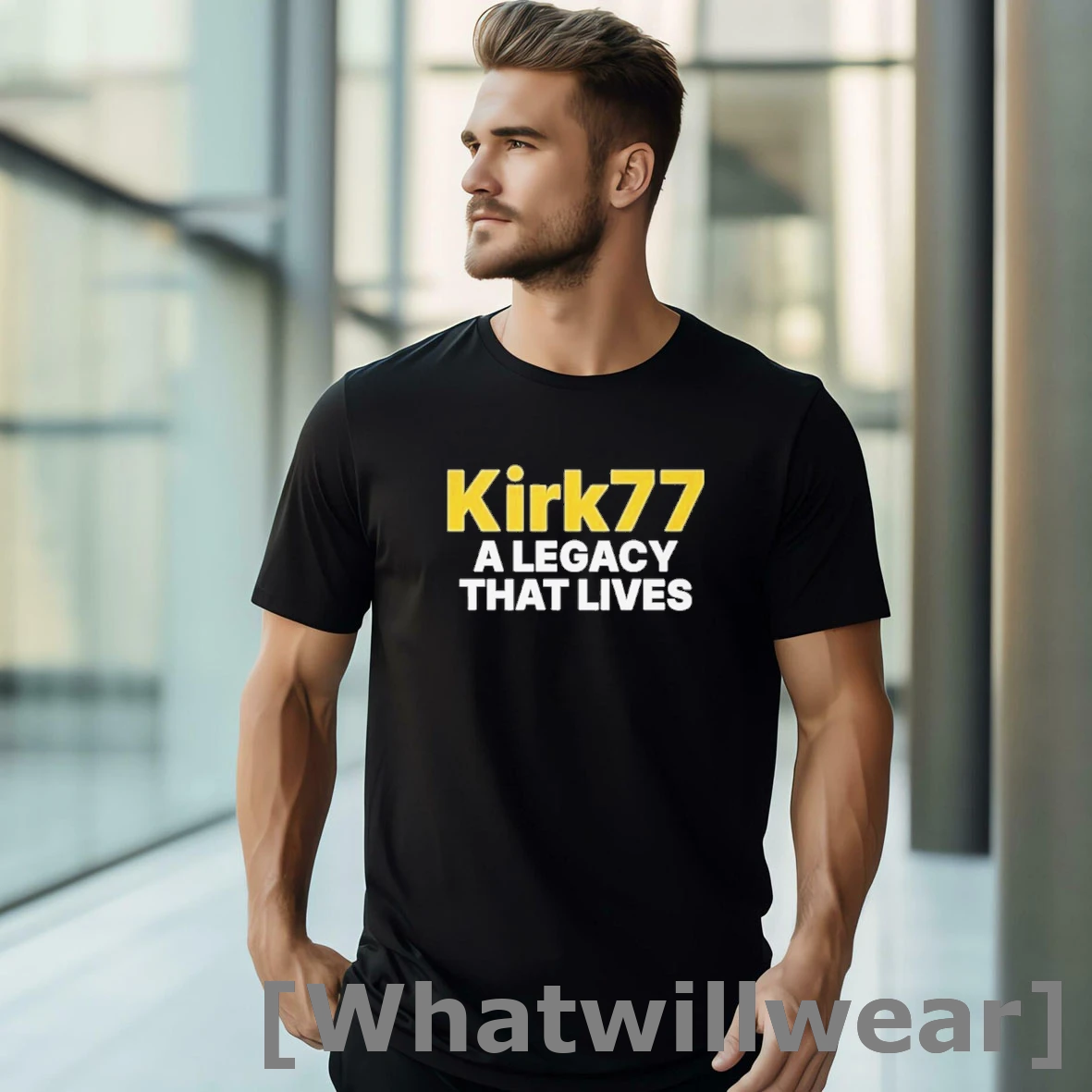 Official Charlie Kirk 77 A Legacy That Lives Tshirts Sweater