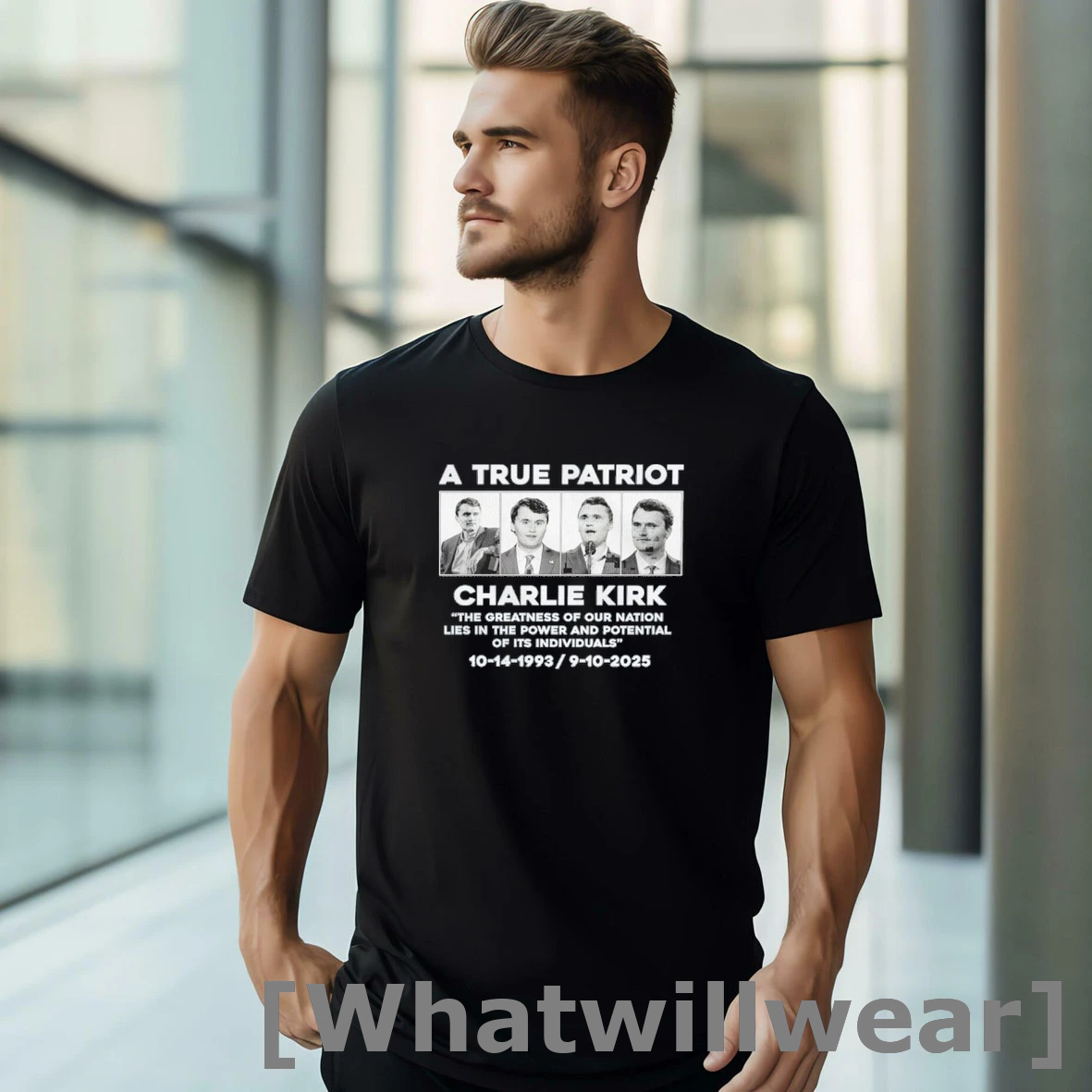 Official Charlie Kirk A True Patriot Garden 10 14 1993 9 10 2025 Tshirts Sweater