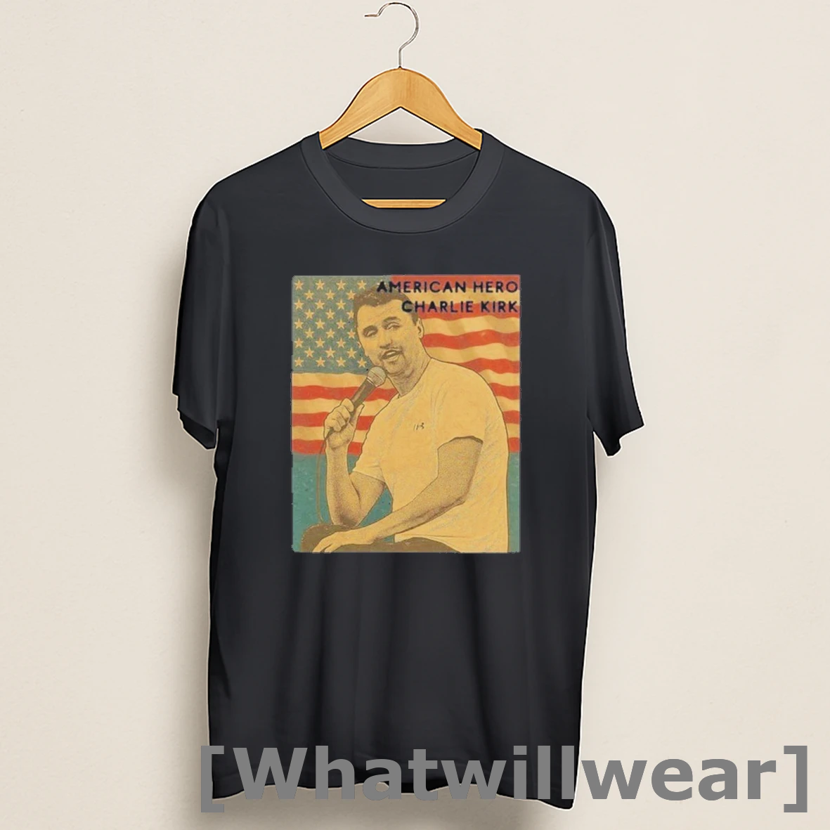 Official Charlie Kirk American Hero Vintage Shirts