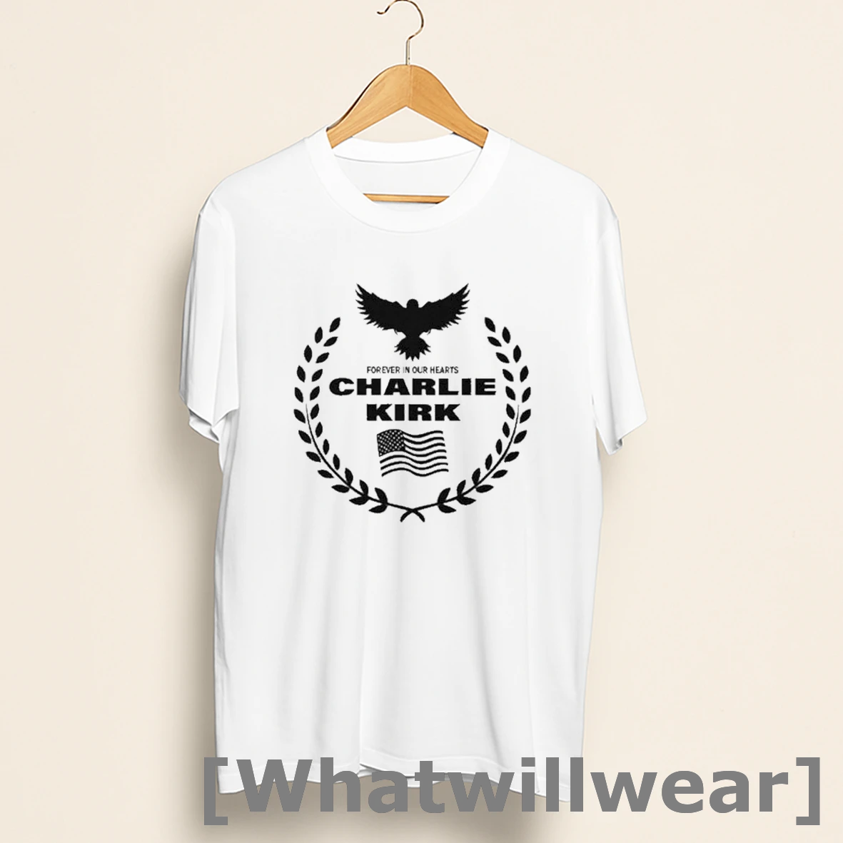 Official Charlie Kirk Forever In Our Hearts Shirts