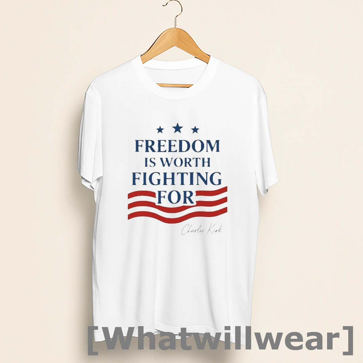 Official Charlie Kirk Freedom Is Worth Fighting For Shirts