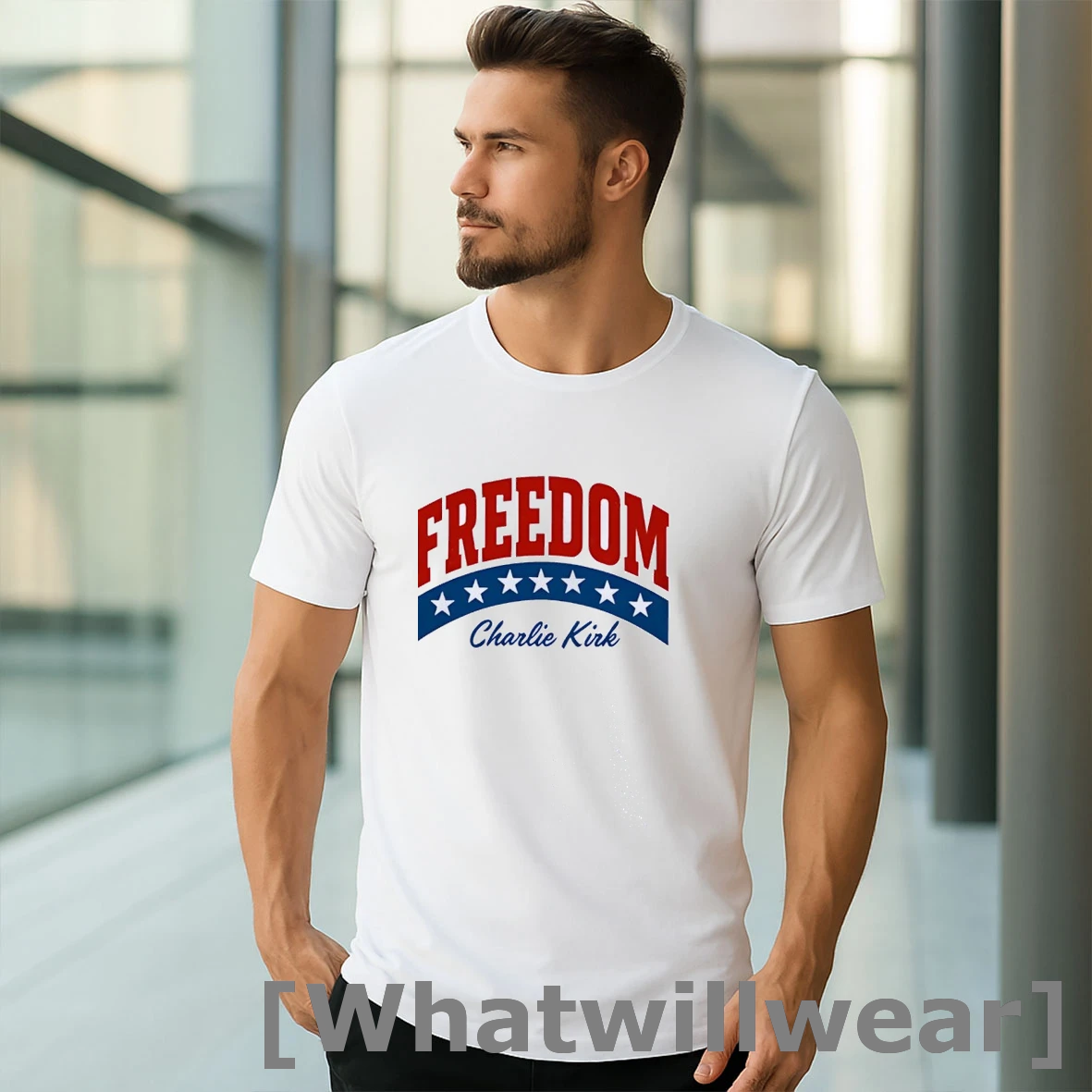 Official Charlie Kirk Freedom Stars Tshirts Sweater