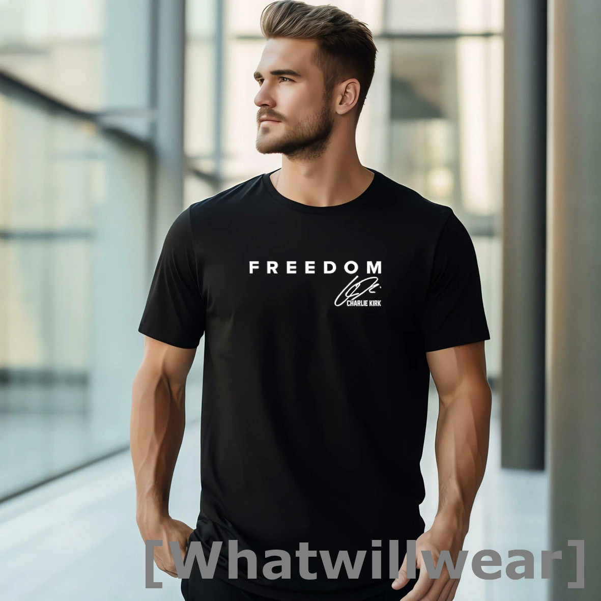 Official Charlie Kirk Freedom Voice Of A Generation Signature Shirts