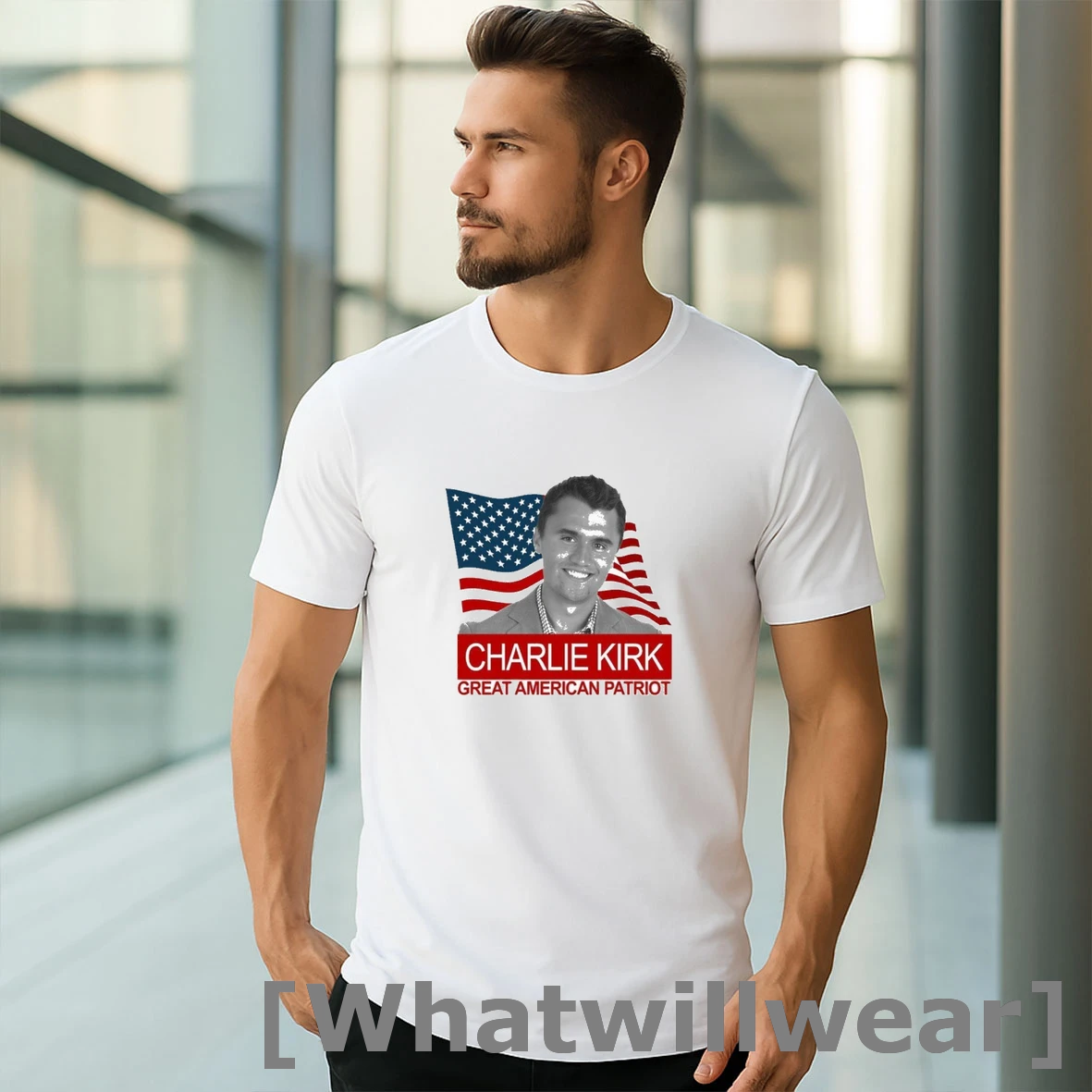 Official Charlie Kirk Great American Patriot Usa Tribute Tshirts Sweater