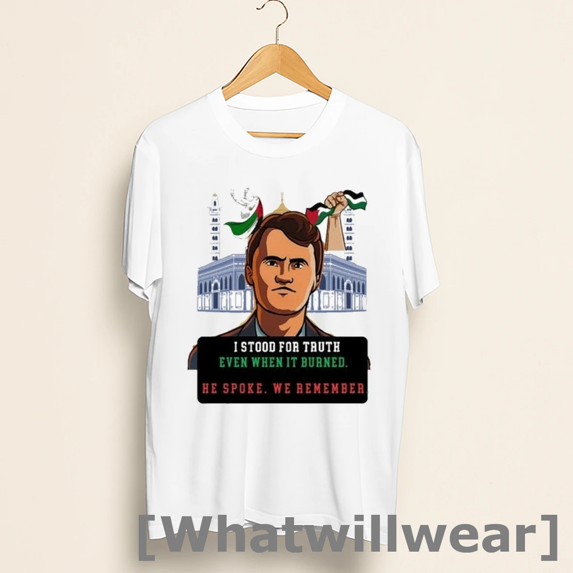 Official Charlie Kirk I Stood For Truth Even When It Burned He Spoke We Remember Shirts