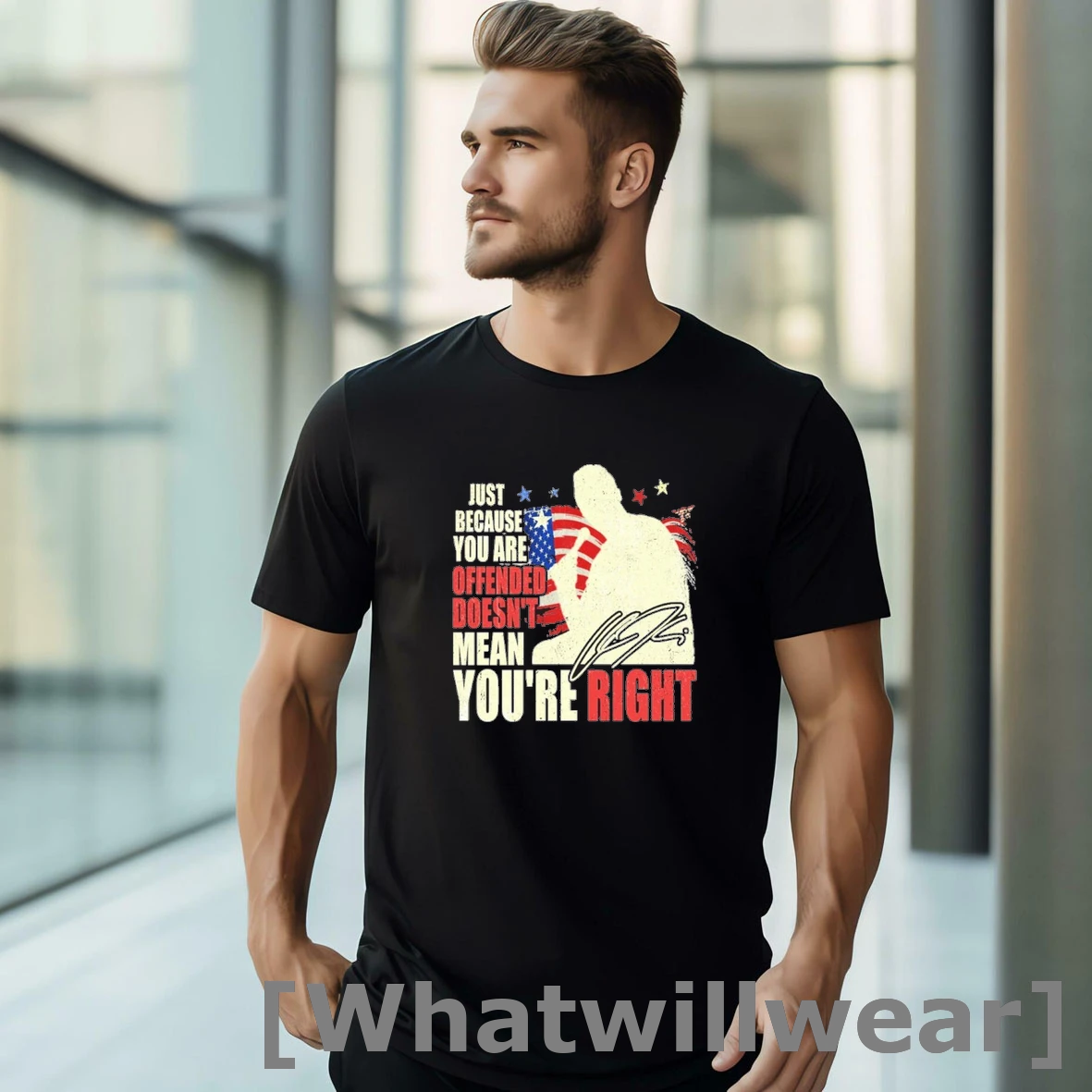 Official Charlie Kirk Just Because Youre Offended Doesnt Mean Youre Right Shirts