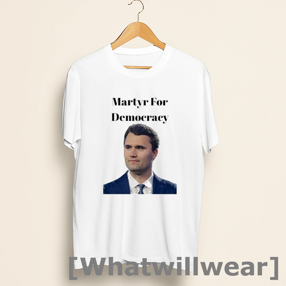 Official Charlie Kirk Martyr For Democracy Shirts