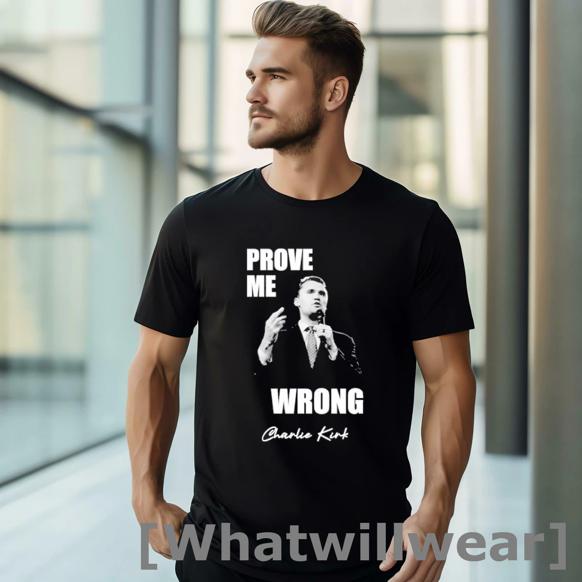 Official Charlie Kirk Memorial Prove Me Wrong Shirts