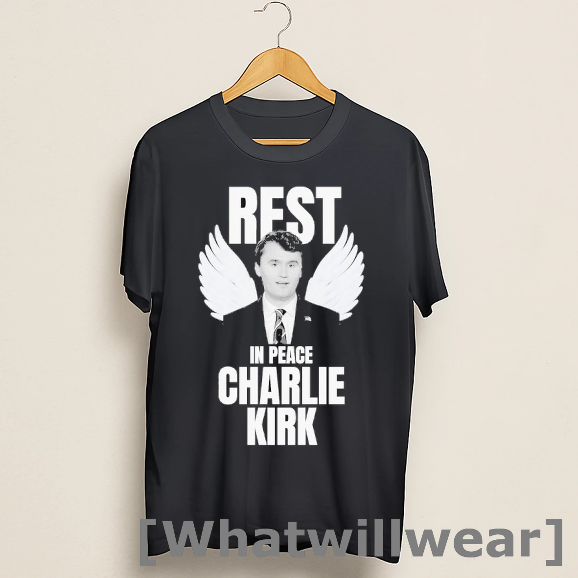 Official Charlie Kirk Rest In Peace Wings Shirts