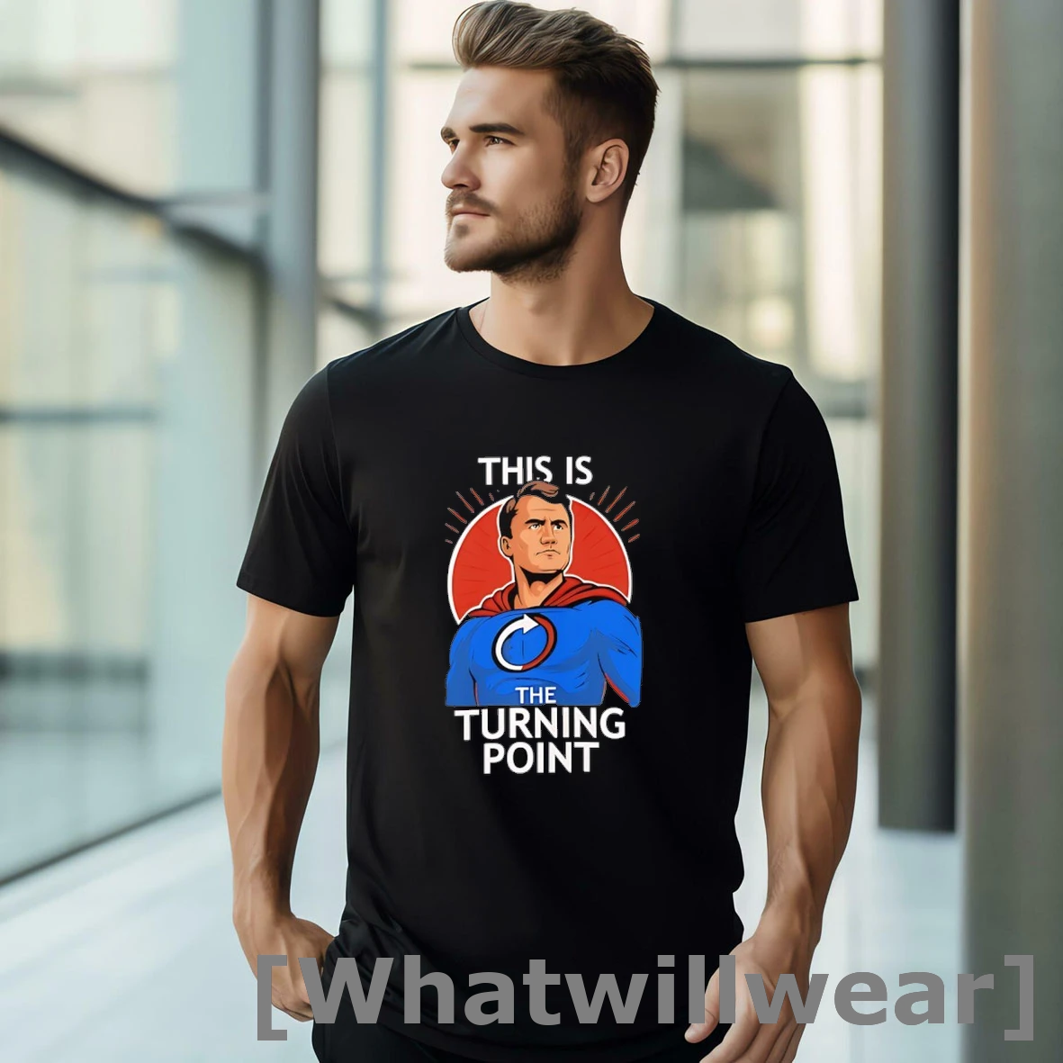 Official Charlie Kirk Superhero This Is The Turning Point Tshirts Sweater