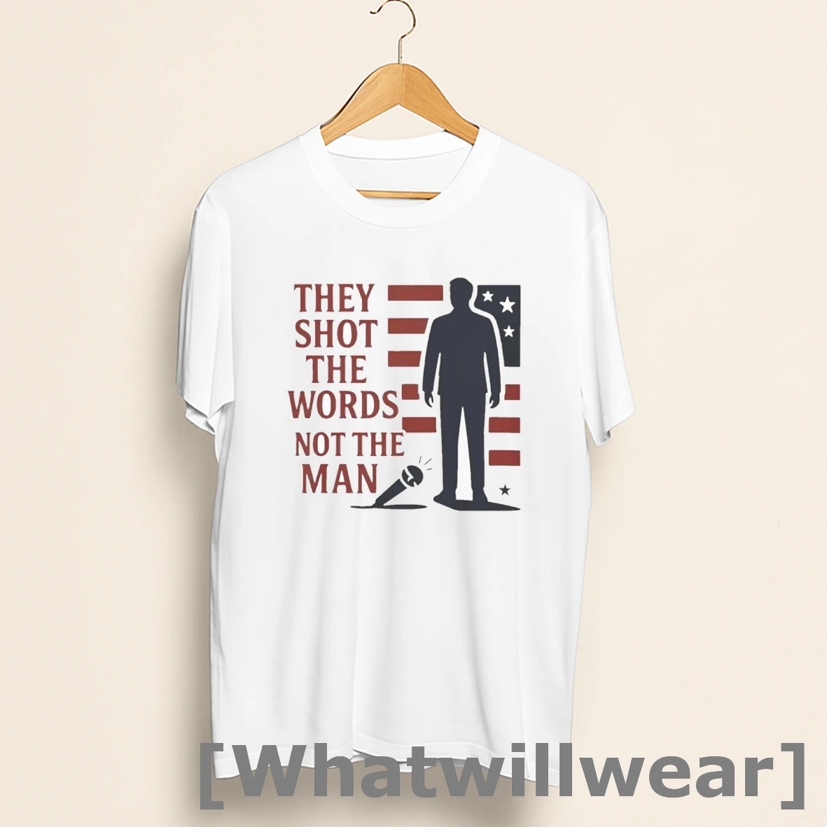 Official Charlie Kirk They Shot The Words Not The Man Shirts