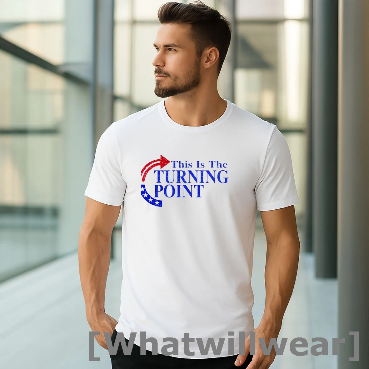 Official Charlie Kirk This Is The Turning Point Patriotic Usa Tshirts Sweater