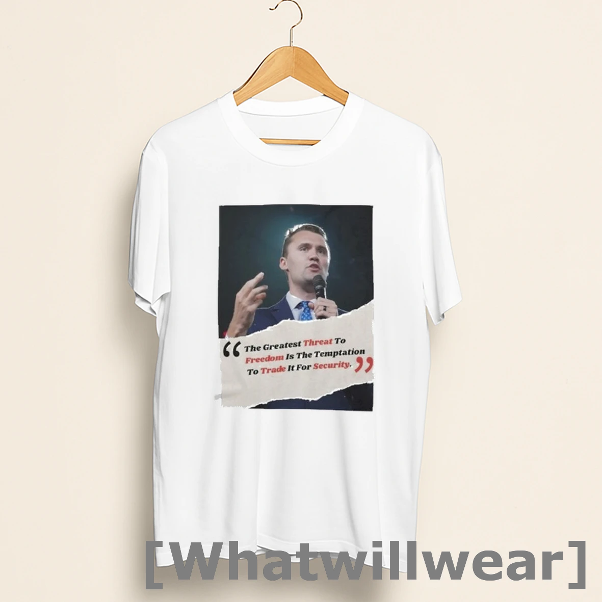 Official Charlie Kirk Threat Freedom Trade Security Shirts