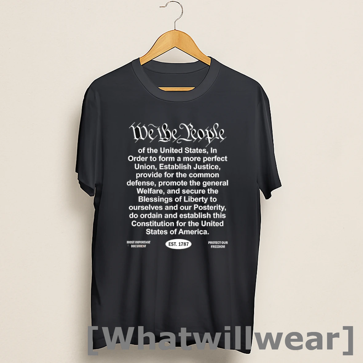 Official Charlie Kirk We The People Tribute Constitution Freedom Shirts