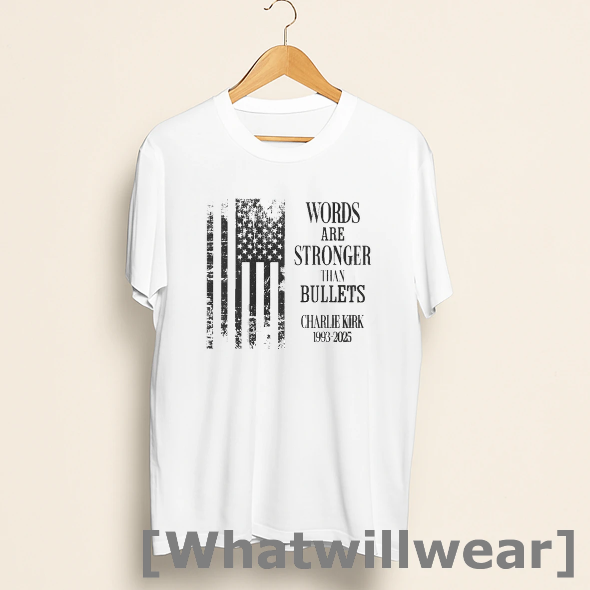 Official Charlie Kirk Worlds Are Stronger Than Bullets 1993 2025 Shirts