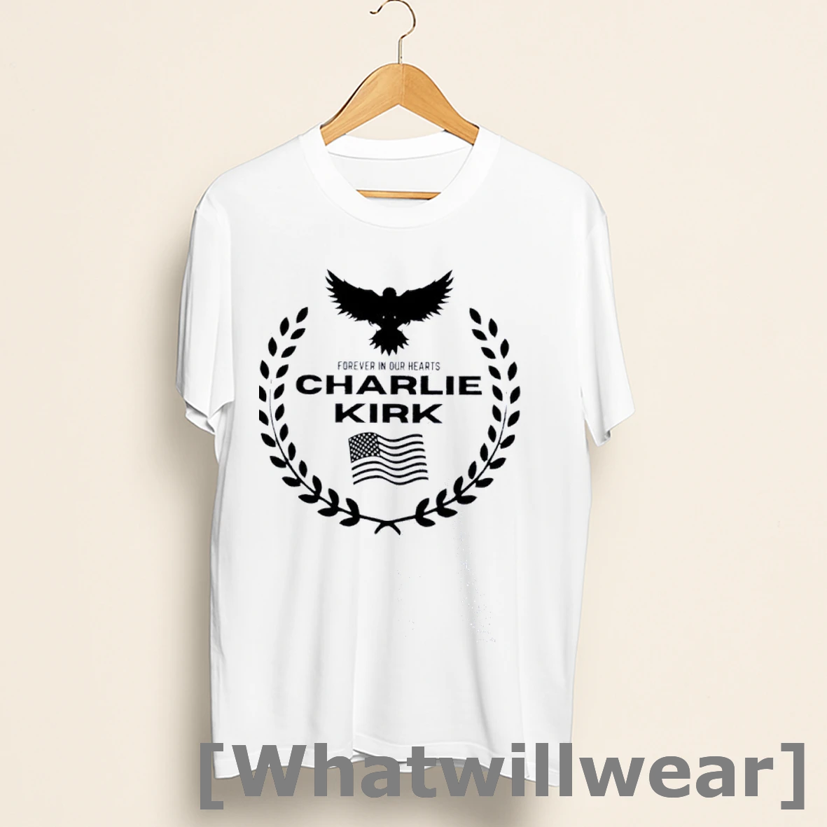 Official Charlie Kirk Forever In Our Hearts Usa Flag Shirts