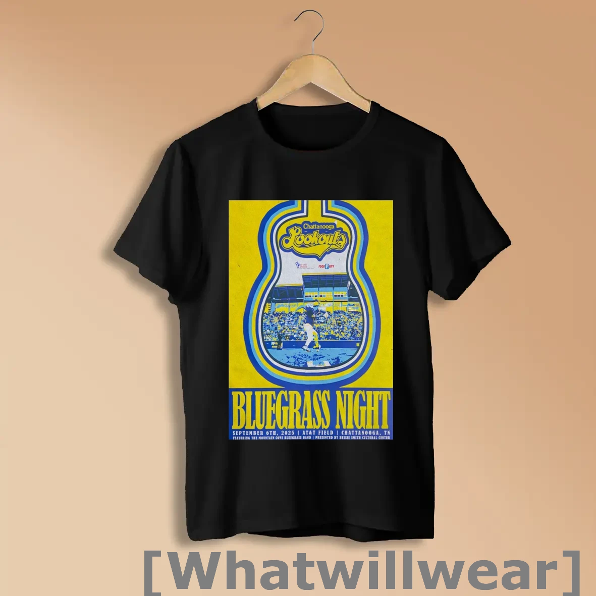 Official Chattanooga Lookouts Bluegrass Night Concert September 6 2025 Att Field Chattanooga Tn Shirts