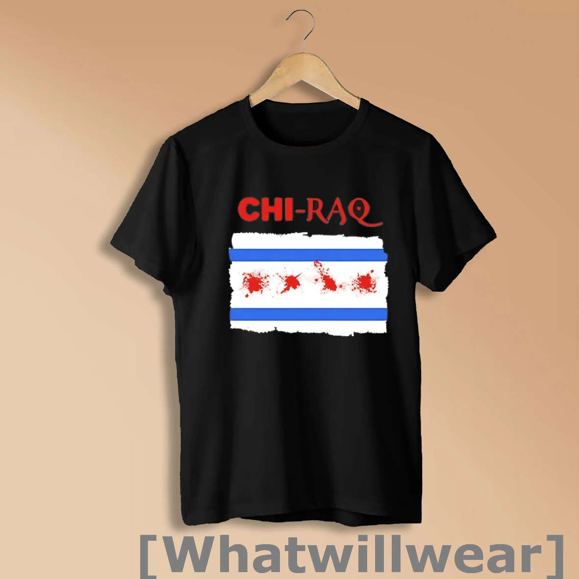 Official Chi Raq Chicago Blood Flag Shirt Sweatshirt