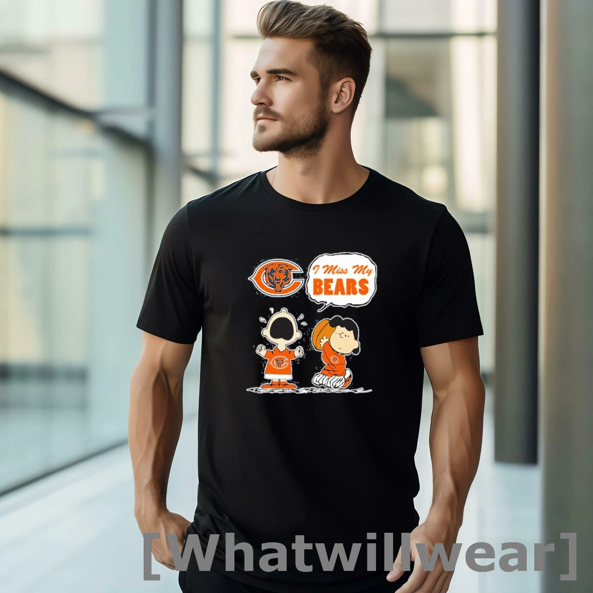 Official Chicago Bears I Miss My Bears Peanuts Tshirts Sweater
