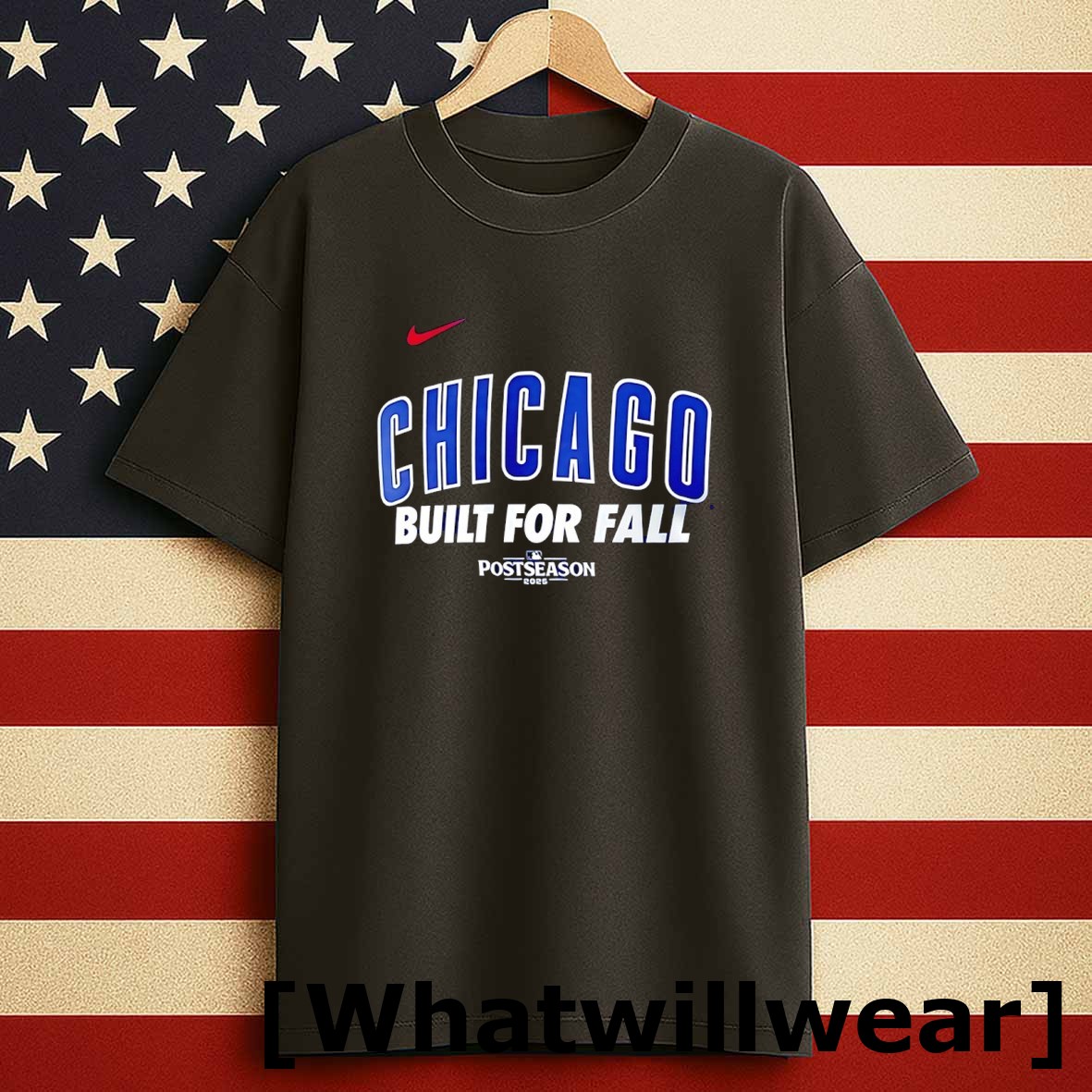 Official Chicago Cubs Built For Fall 2025 Postseason Tshirts Sweater
