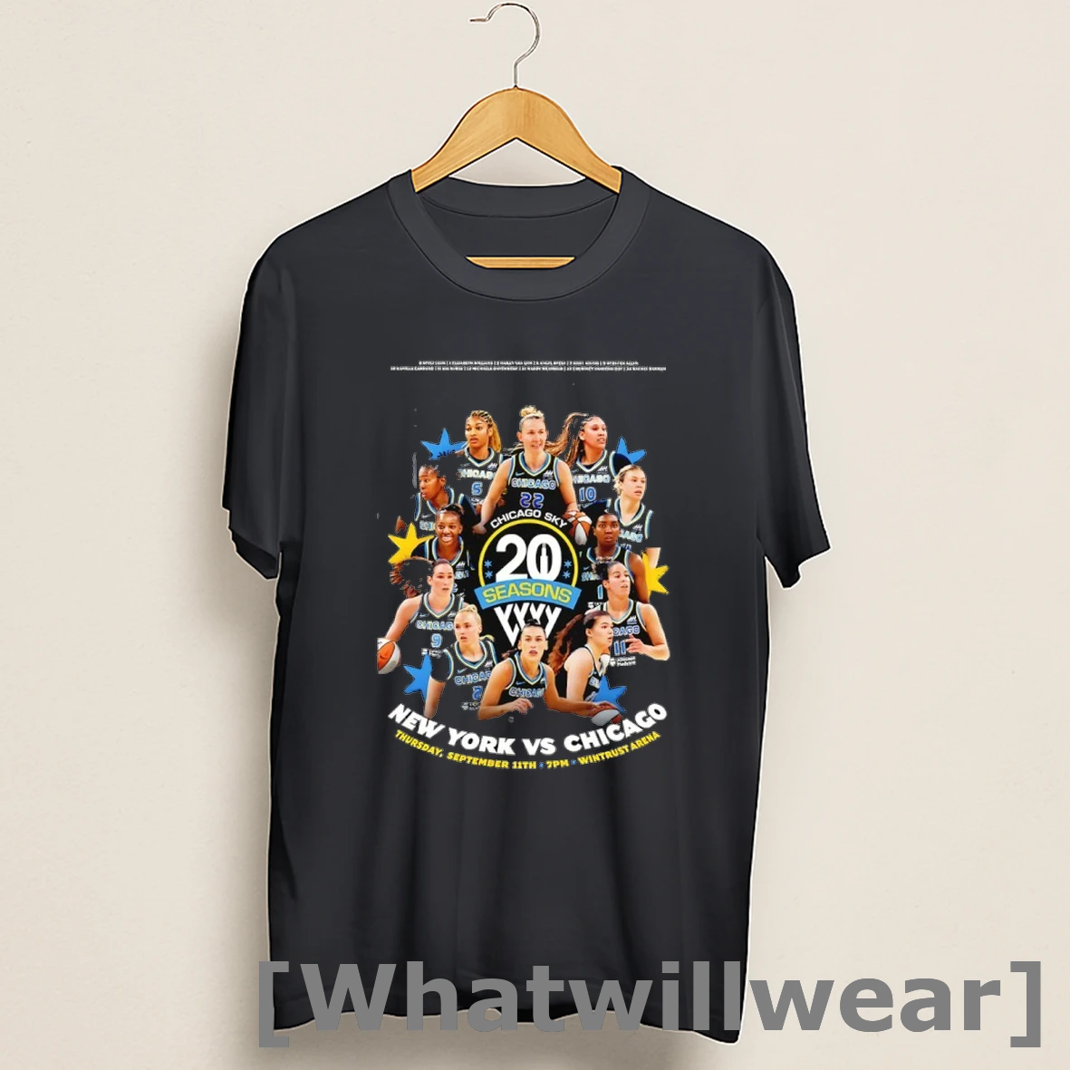 Official Chicago Sky 20 Seasons New York Vs Chicago Shirts