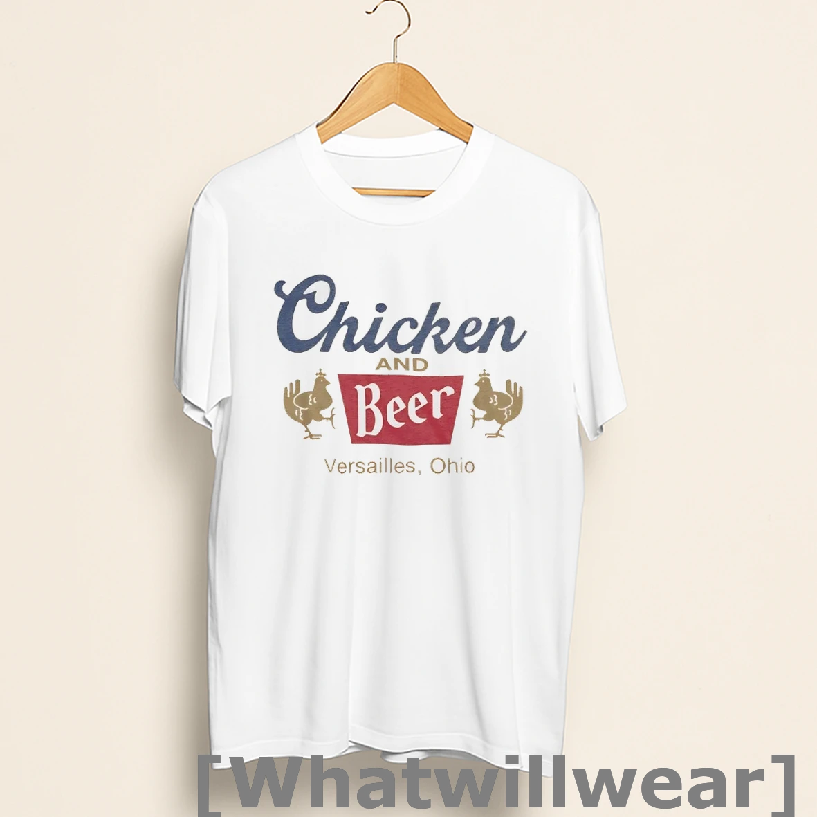 Official Chicken And Beer Versailles Ohio Coors Parody Shirts