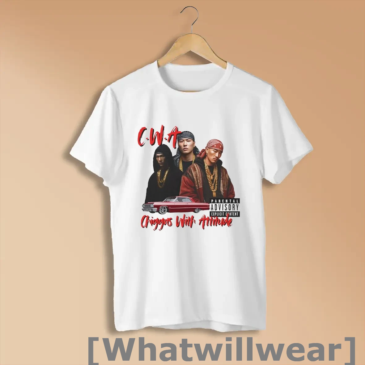 Official Chiggas With Attitude Cwa Gang Graphic Shirts