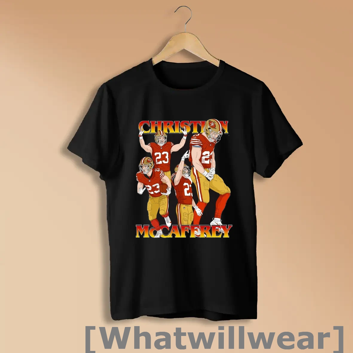 Official Christian Mccaffrey San Francisco 49ers 2025 Nfl Kickoff Rita Oak Artwork Shirts