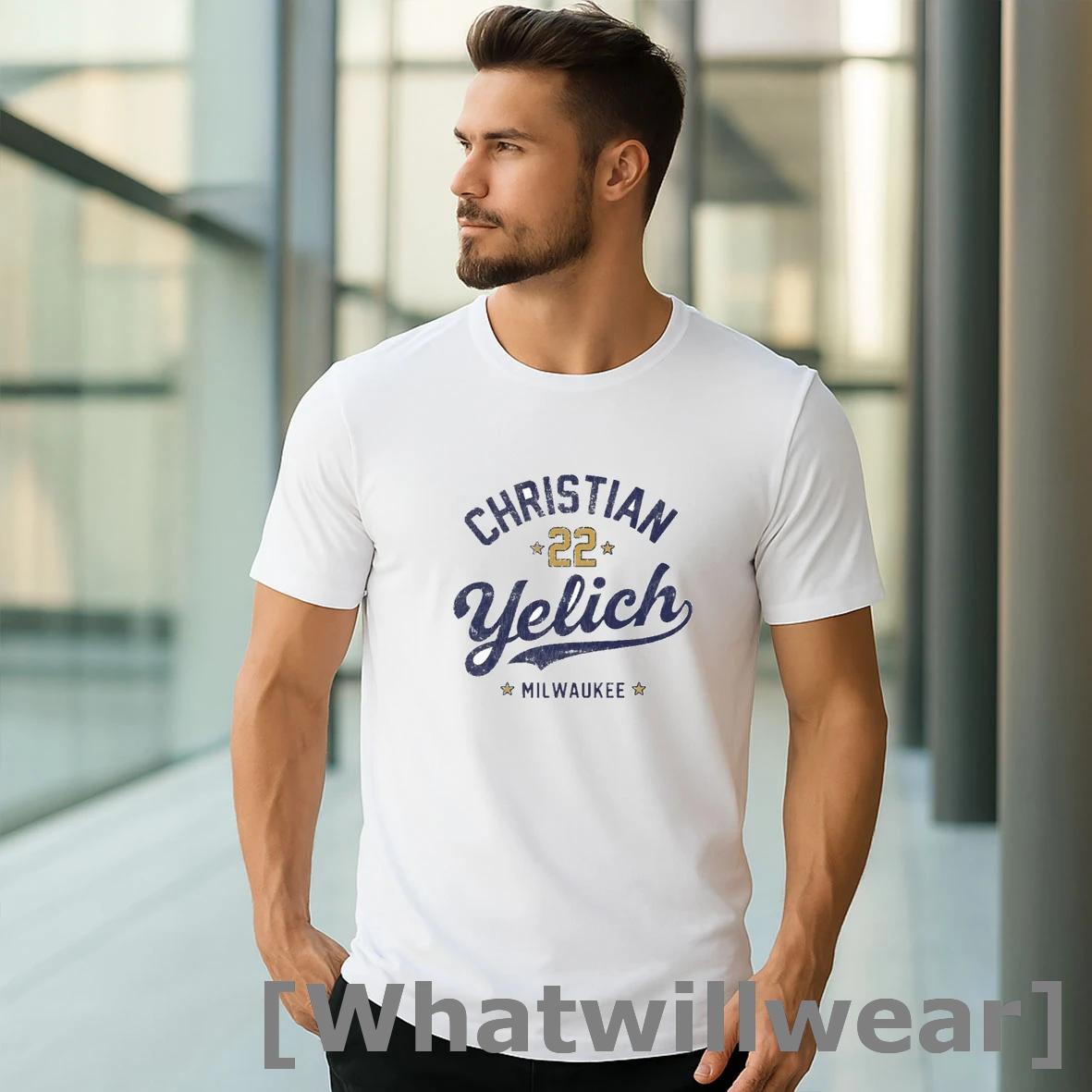 Official Christian Yelich Classic Text Shirts